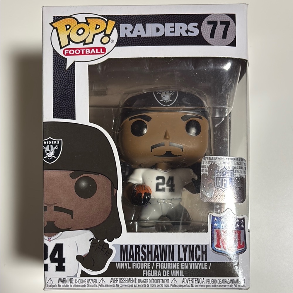 Las Vegas Raiders Marshawn Lynch Funko Pop